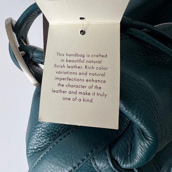 Cole Haan Pocket Hobo Moroccan Blue Village Soft Bag, Never Used, With Tags! - Picture 8 of 16